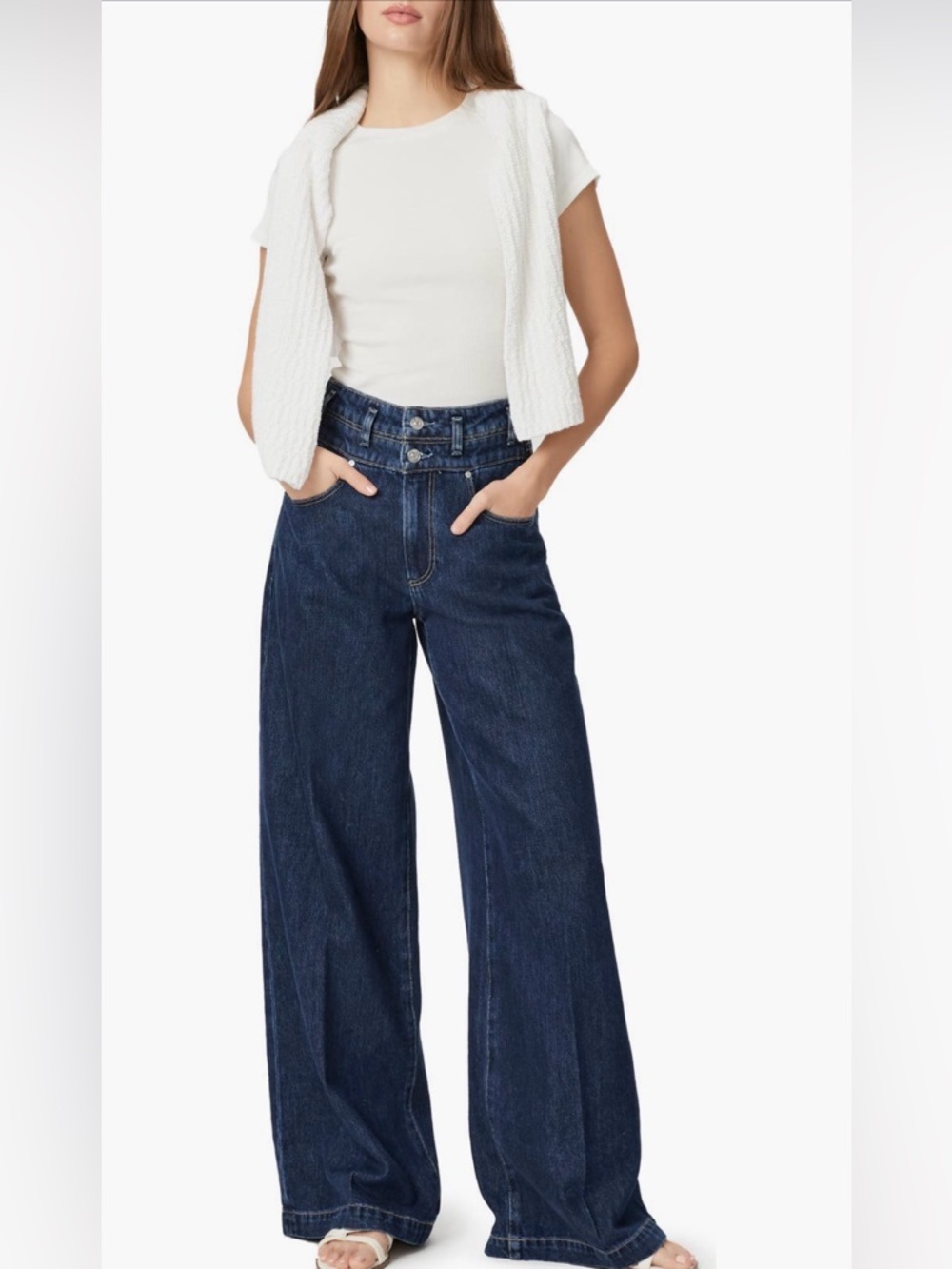 New PAGE  portia double waistband jeans ( enzo distressed) SIZE 29 $259